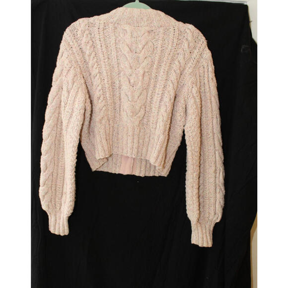 Doen Cardiff Cable Knit Button Front Sweater  size M - Picture 8 of 9